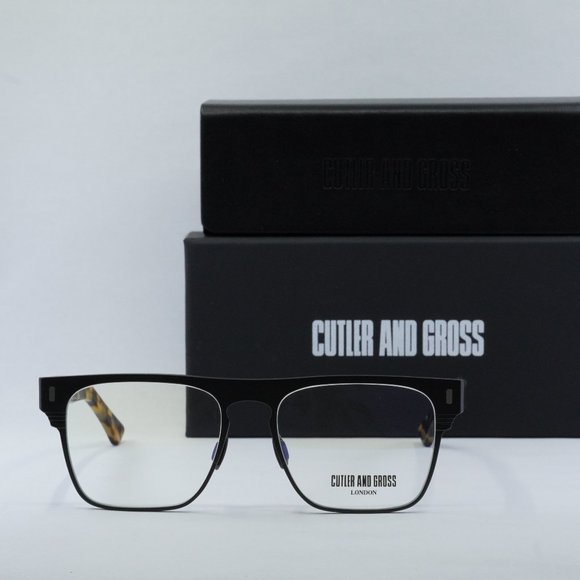 FINAL PRICE NEW CUTLER AND GROSS CGOP1366 003 MATTE BLACK EYEGLASSES - Picture 2 of 7